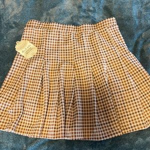 Altar’d state new with tags check patterned skirt